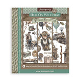 Stamperia Voyages Fantastiques Rub-On 20,5x23cm Assortment (6pcs) (DFLRBXG01)