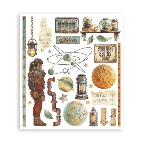 Stamperia A New Beginning Rub-On 20,5x23cm Assortment (6pcs) (DFLRBXG03)