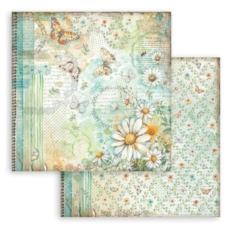 Stamperia Daisy Art 12x12 Inch Paper Pack (SBBL182) - Postage as per Actual