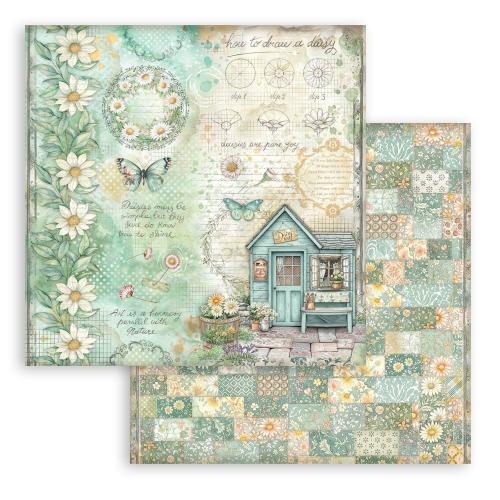 Stamperia Daisy Art 12x12 Inch Paper Pack (SBBL182) - Postage as per Actual