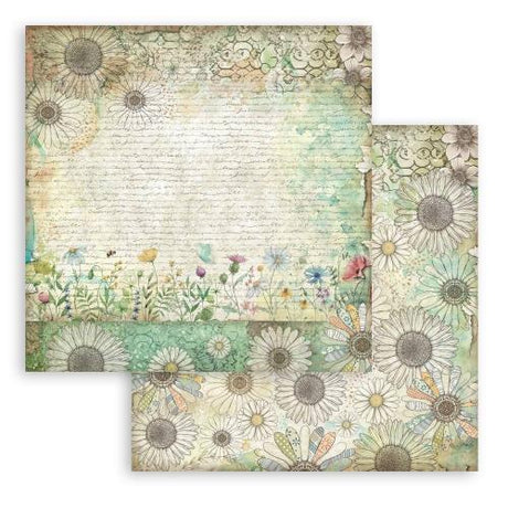 Stamperia Daisy Art 12x12 Inch Paper Pack (SBBL182) - Postage as per Actual