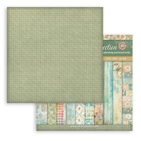 Stamperia Daisy Art 12x12 Inch Paper Pack Maxi Background Selection (SBBL183) - Postage as per Actual