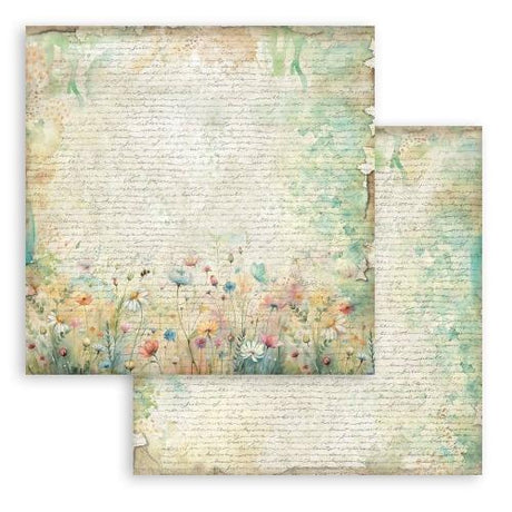 Stamperia Daisy Art 12x12 Inch Paper Pack Maxi Background Selection (SBBL183) - Postage as per Actual