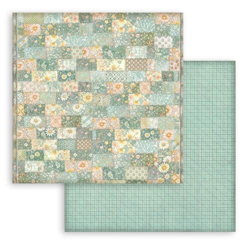 Stamperia Daisy Art 8x8 Inch Paper Pack Maxi Background Selection (SBBS139)
