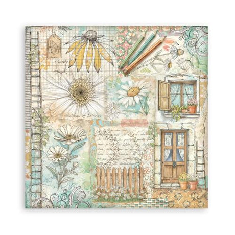 Stamperia Daisy Art 12x12 Inch Paper Pack Maxi (Single Face) (SBBXLB34) - Postage as per Actual