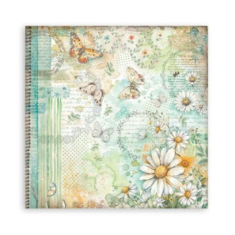 Stamperia Daisy Art 12x12 Inch Paper Pack Maxi (Single Face) (SBBXLB34) - Postage as per Actual