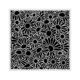 Stamperia Daisy Art Thick Stencil 18x18cm Daisies Pattern (KSTDQ130)