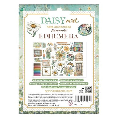 Stamperia Daisy Art Ephemera (34pcs) (DFLCT74)