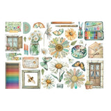 Stamperia Daisy Art Ephemera (34pcs) (DFLCT74)