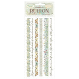 Stamperia Daisy Art Rub-On 10,16x21,6cm Stripes (DFLRB225)