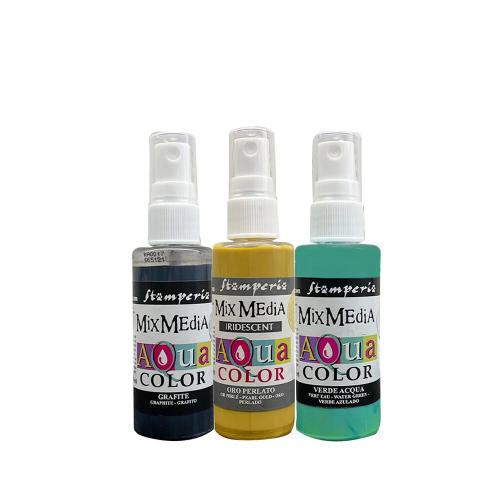 Stamperia Daisy Art Aquacolor Paint Kit (3pcs) (KAQXDS) - Postage as per Actual