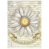 Stamperia Daisy Art A6 Mini Rice Paper (8pcs) (DFSA6X04)