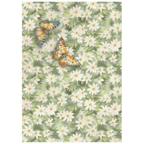 Stamperia Daisy Art A6 Mini Rice Paper (8pcs) (DFSA6X04)