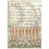 Stamperia Daisy Art A6 Mini Rice Paper (8pcs) (DFSA6X04)