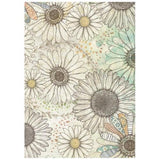 Stamperia Daisy Art A6 Mini Rice Paper (8pcs) (DFSA6X04)