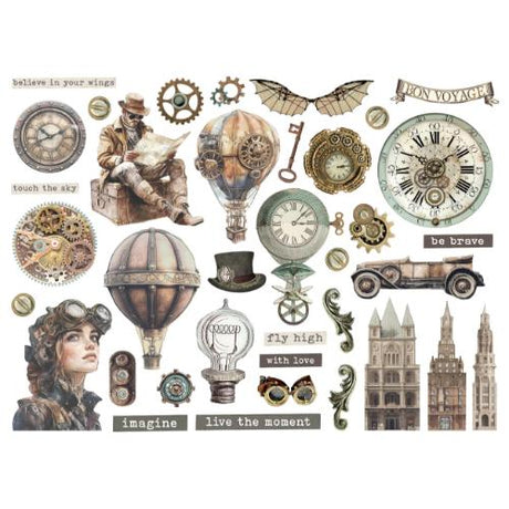 Stamperia Voyages Fantastiques Die Cuts Assorted (37pcs) (DFLDC127)