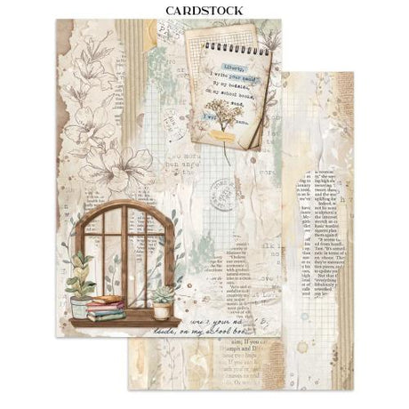 Stamperia Secret Diary Junk Journal Stickers, Backgrounds, Cut-Outs (SBJK15) - Postage as per Actual