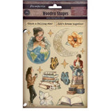 Stamperia Secret Diary A5 Colored Wooden Shape (KLSP196)