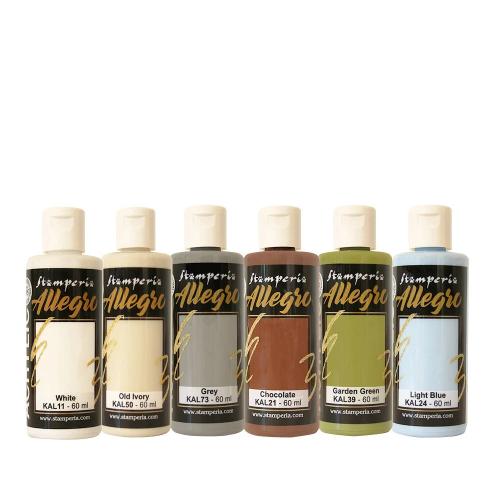 Stamperia A New Beginning Allegro Paint Kit (6pcs) (KALKIT71) - Postage as per Actual