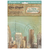 Stamperia A New Beginning A6 Rice Paper Backgrounds (8pcs) (DFSAK6052)