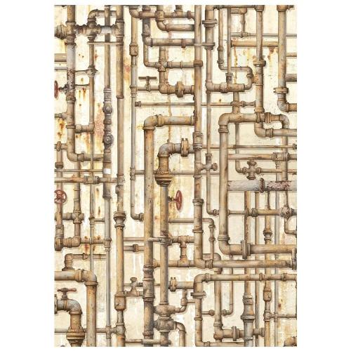 Stamperia A New Beginning A6 Rice Paper Backgrounds (8pcs) (DFSAK6052)