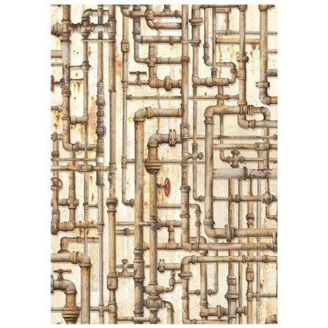 Stamperia A New Beginning A6 Rice Paper Backgrounds (8pcs) (DFSAK6052)