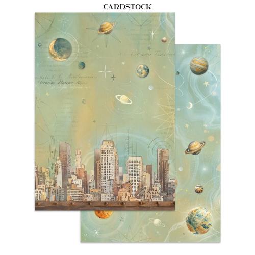 Stamperia A New Beginning Junk Journal Stickers, Backgrounds, Cut-Outs (SBJK16)