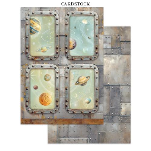 Stamperia A New Beginning Junk Journal Stickers, Backgrounds, Cut-Outs (SBJK16)