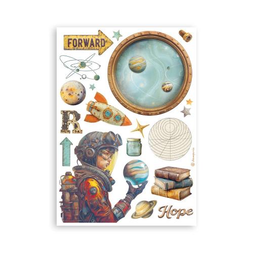 Stamperia A New Beginning A5 Washi Pad (8pcs) (SBW31)