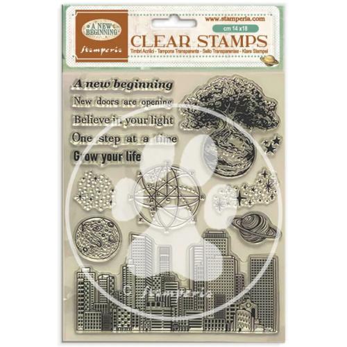 Stamperia A New Beginning Clear Stamp (WTK238)