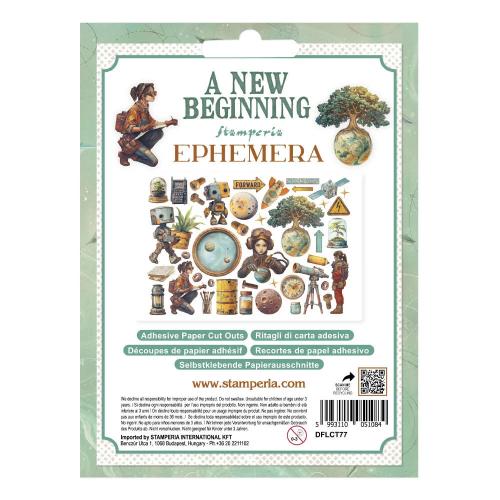 Stamperia A New Beginning Ephemera (41pcs) (DFLCT77)