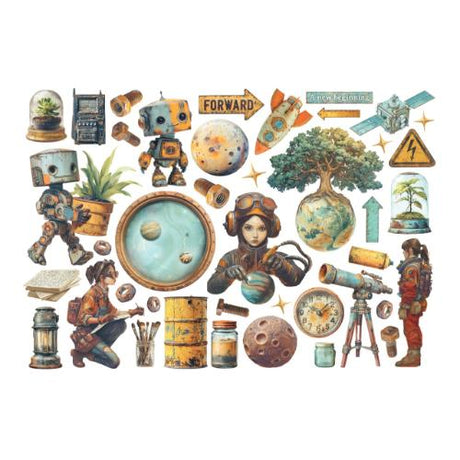 Stamperia A New Beginning Ephemera (41pcs) (DFLCT77)