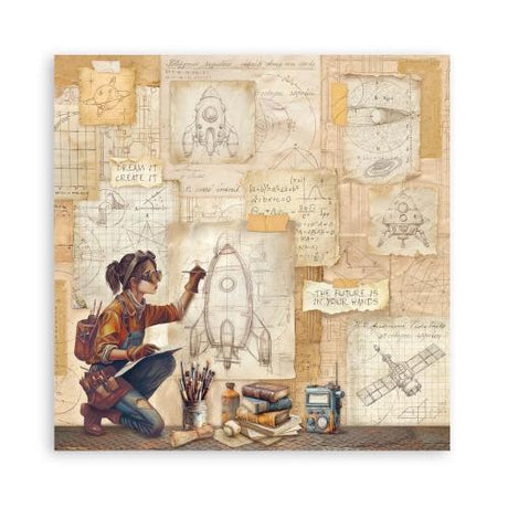 Stamperia A New Beginning 8x8 Inch Paper Pack (Single Face) (SBBSXB23)