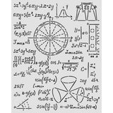 Stamperia A New Beginning Thick Stencil 20x25cm Formulas (KSTD201)