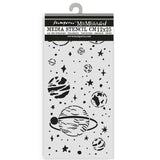 Stamperia A New Beginning Thick Stencil 12x25cm Planetary (KSTDL156)