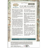 Stamperia Gardens of Time Clear Stamp Half Clocks and Writtings by Antonis Tzanidakis (WTK240)