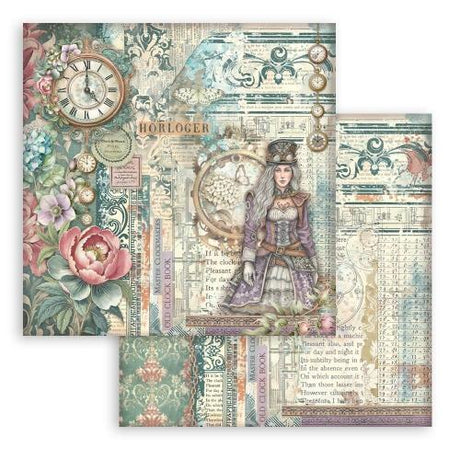 Stamperia Gardens of Time 12x12 Inch Paper Pack by Antonis Tzanidakis (SBBL185) - Postage as per Actual