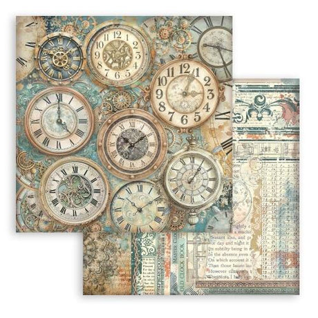 Stamperia Gardens of Time 12x12 Inch Paper Pack Maxi Background Selection by Antonis Tzanidakis (SBBL186) - Postage as per Actual