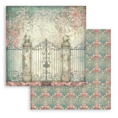 Stamperia Gardens of Time 12x12 Inch Paper Pack Maxi Background Selection by Antonis Tzanidakis (SBBL186) - Postage as per Actual