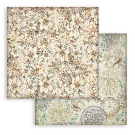 Stamperia Gardens of Time 12x12 Inch Paper Pack Maxi Background Selection by Antonis Tzanidakis (SBBL186) - Postage as per Actual