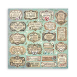 Stamperia Gardens of Time 8x8 Inch Paper Pack by Antonis Tzanidakis (SBBS141)