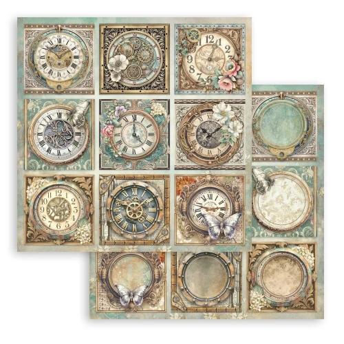 Stamperia Gardens of Time 8x8 Inch Paper Pack by Antonis Tzanidakis (SBBS141)