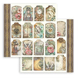 Stamperia Gardens of Time 8x8 Inch Paper Pack by Antonis Tzanidakis (SBBS141)