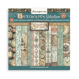 Stamperia Gardens of Time 8x8 Inch Paper Pack Maxi Background Selection by Antonis Tzanidakis (SBBS142)
