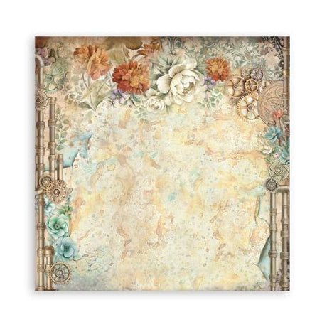 Stamperia Gardens of Time 8x8 Inch Paper Pack Maxi Background Selection by Antonis Tzanidakis (SBBS142)