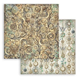 Stamperia Gardens of Time 8x8 Inch Paper Pack Maxi Background Selection by Antonis Tzanidakis (SBBS142)