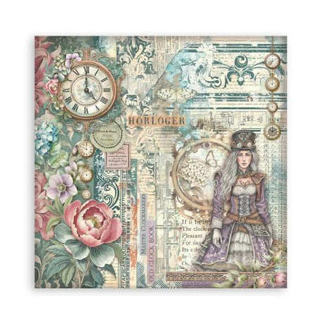 Stamperia Gardens of Time 12x12 Inch Paper Pack Maxi (Single Face) by Antonis Tzanidakis (SBBXLB36) - Postage as per Actual