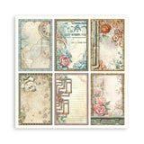 Stamperia Gardens of Time 8x8 Inch Paper Pack Maxi (Singel Face) by Antonis Tzanidakis (SBBSXB24)