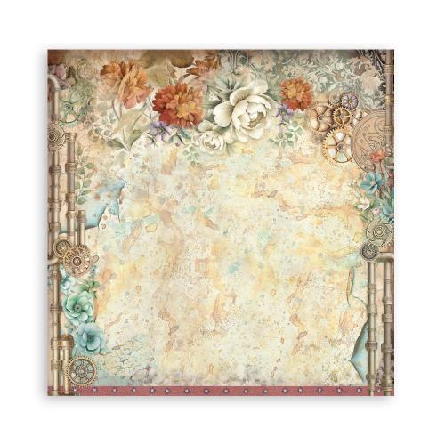 Stamperia Gardens of Time 8x8 Inch Paper Pack Maxi (Singel Face) by Antonis Tzanidakis (SBBSXB24)