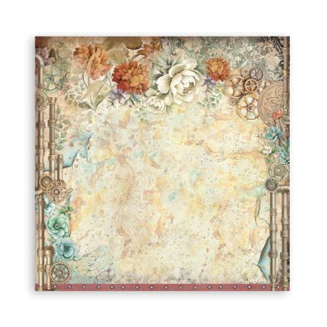 Stamperia Gardens of Time 8x8 Inch Paper Pack Maxi (Singel Face) by Antonis Tzanidakis (SBBSXB24)